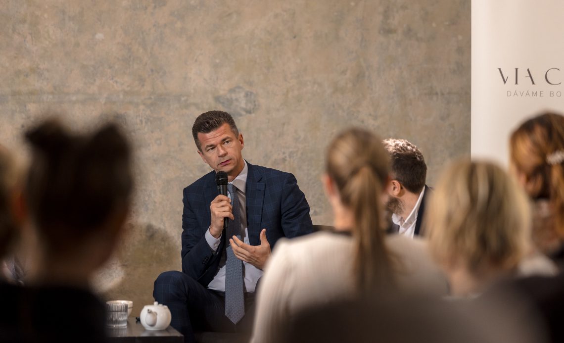 Martin Vohánka, filantrop, zakladatel a CEO společnosti Eurowag, spoluzakladatel Nadace BLÍŽKSOBĚ, jeden z iniciátorů Druhé ekonomické transformace. Foto: Tomáš Princ